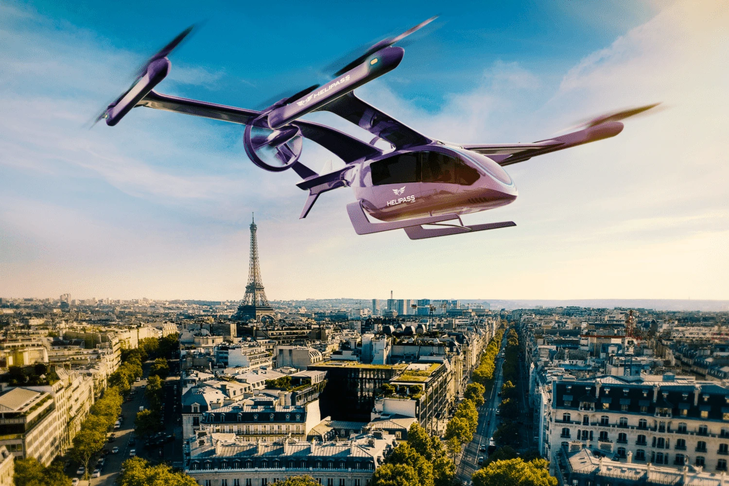 Eve, da Embraer, anuncia parceria com a Helipass na França