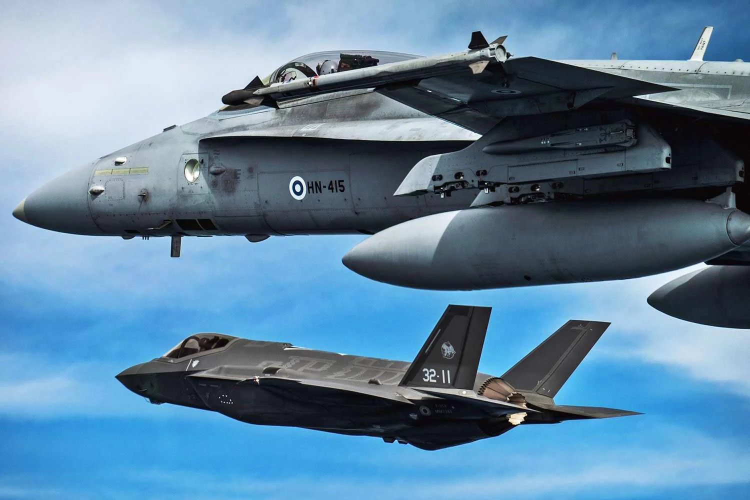 Caça Lockheed Martin F-35 seria favorito a ser escolhido pela Finlândia