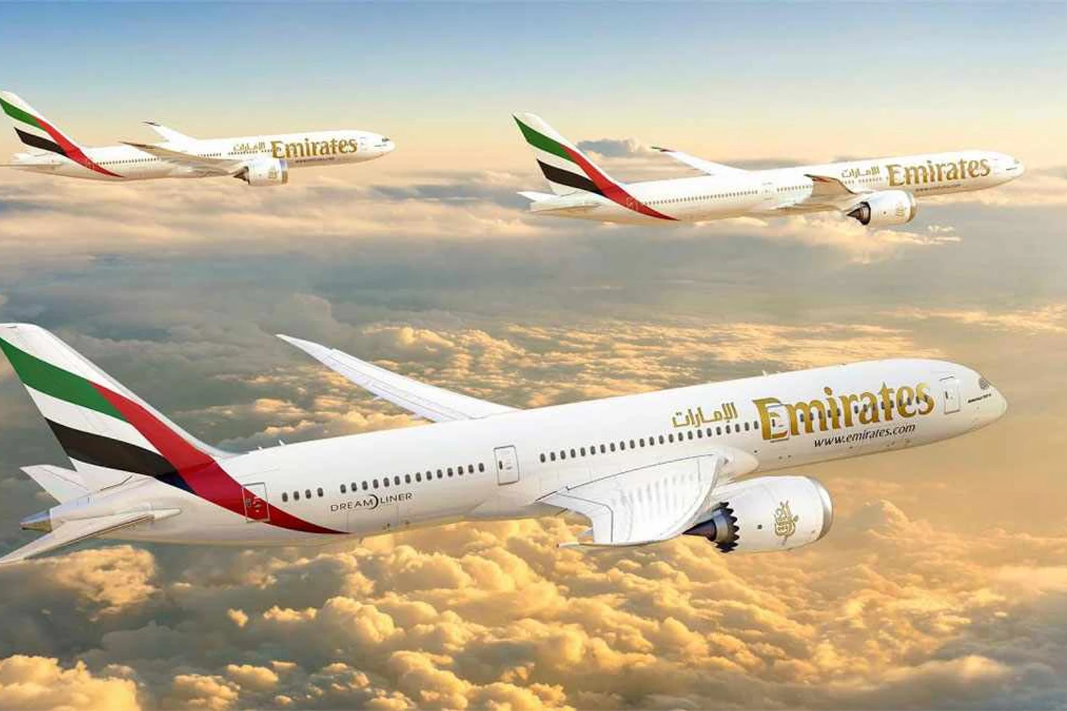 A Emirates tem pedidos do 777-9, 777-8 e do 787 (Emirates)