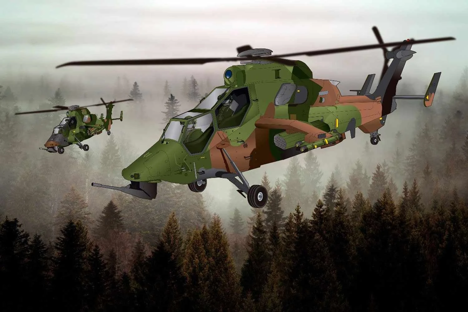 O primeiro Tiger atualizado deverá entrar em serviço em 2029 (Airbus)