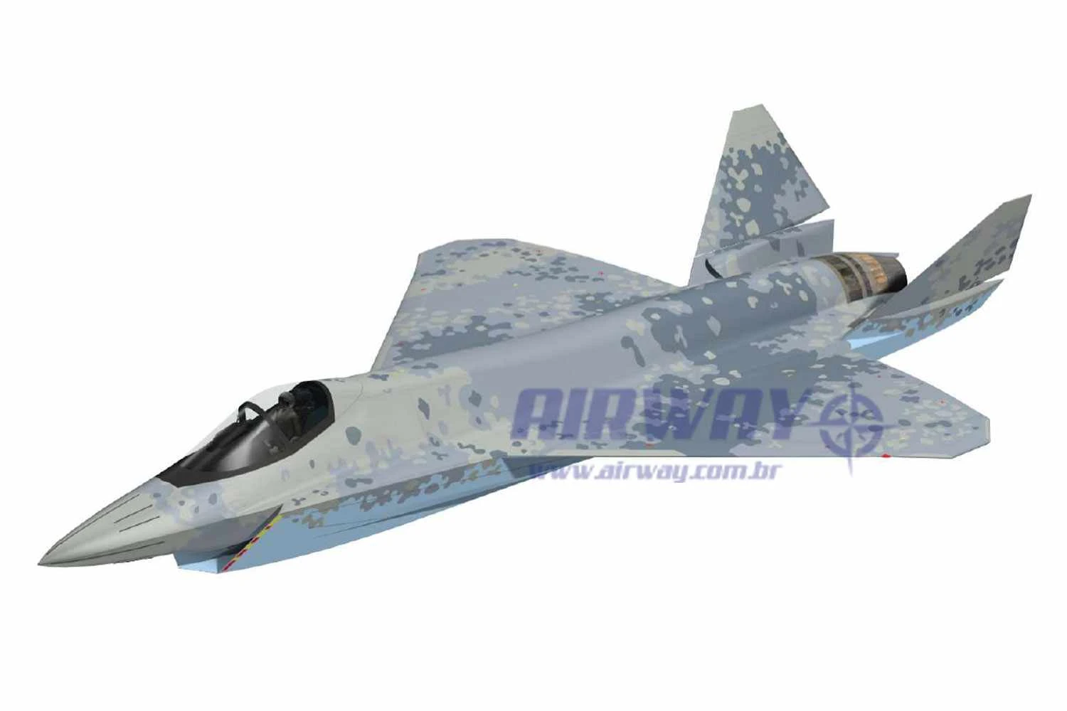 Novo caça stealth russo Sukhoi Checkmate é registrado no Brasil