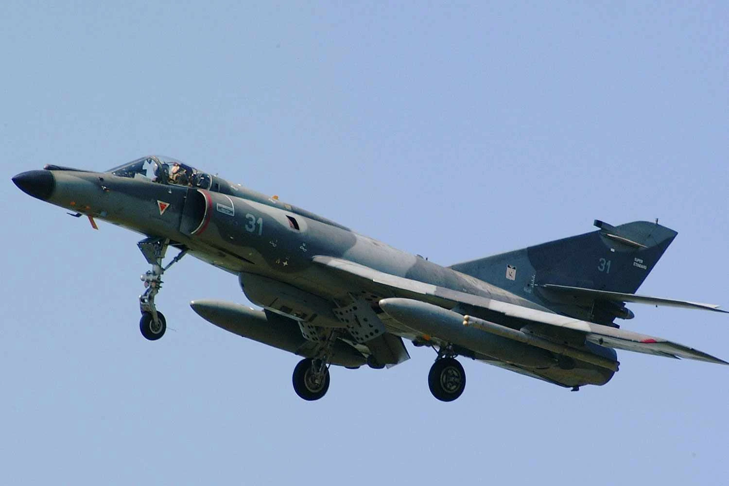 Marinha argentina não consegue colocar em serviço seus jatos Super Étendard modernizados