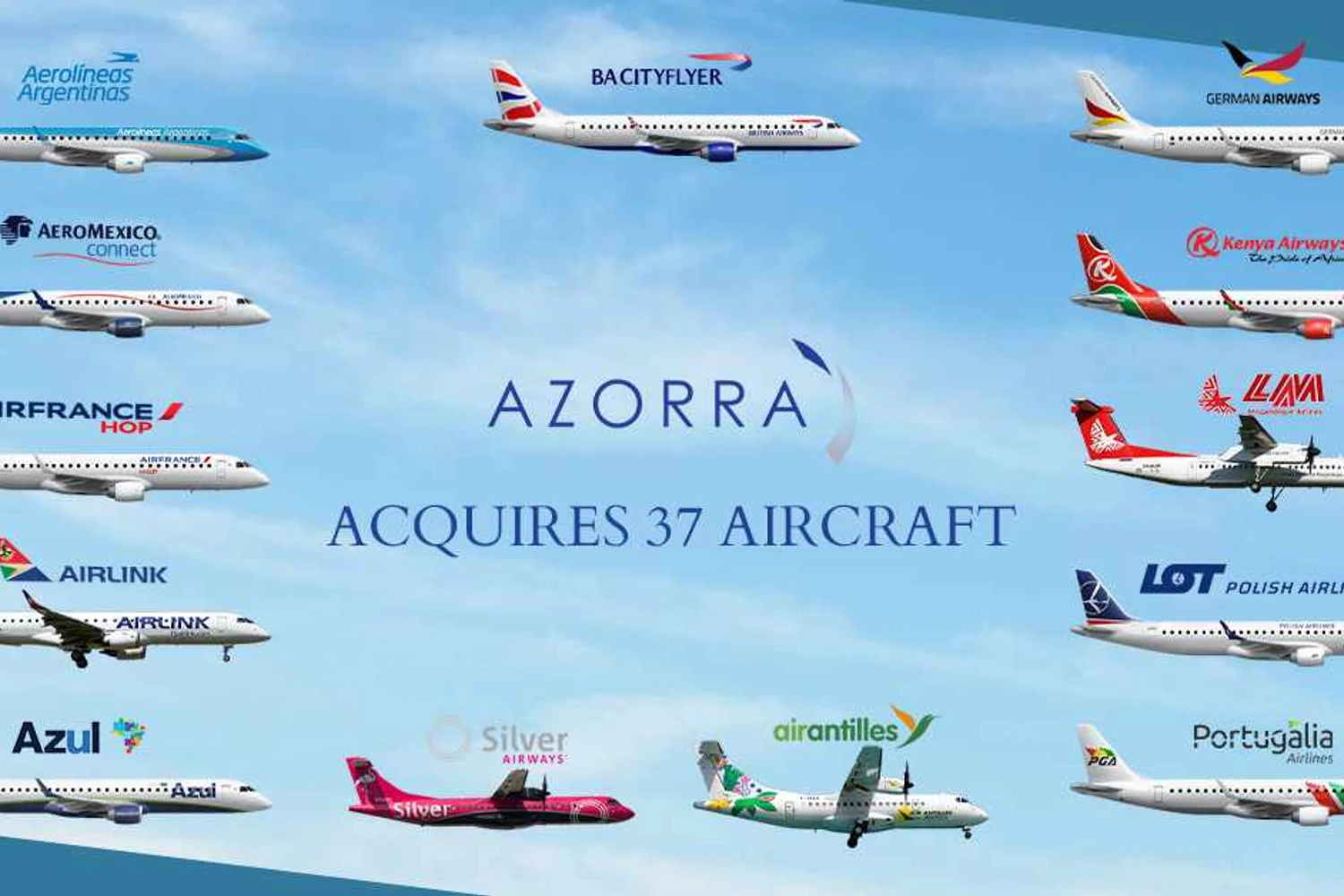 Jatos Embraer E195 operados pela Azul mudam de dono
