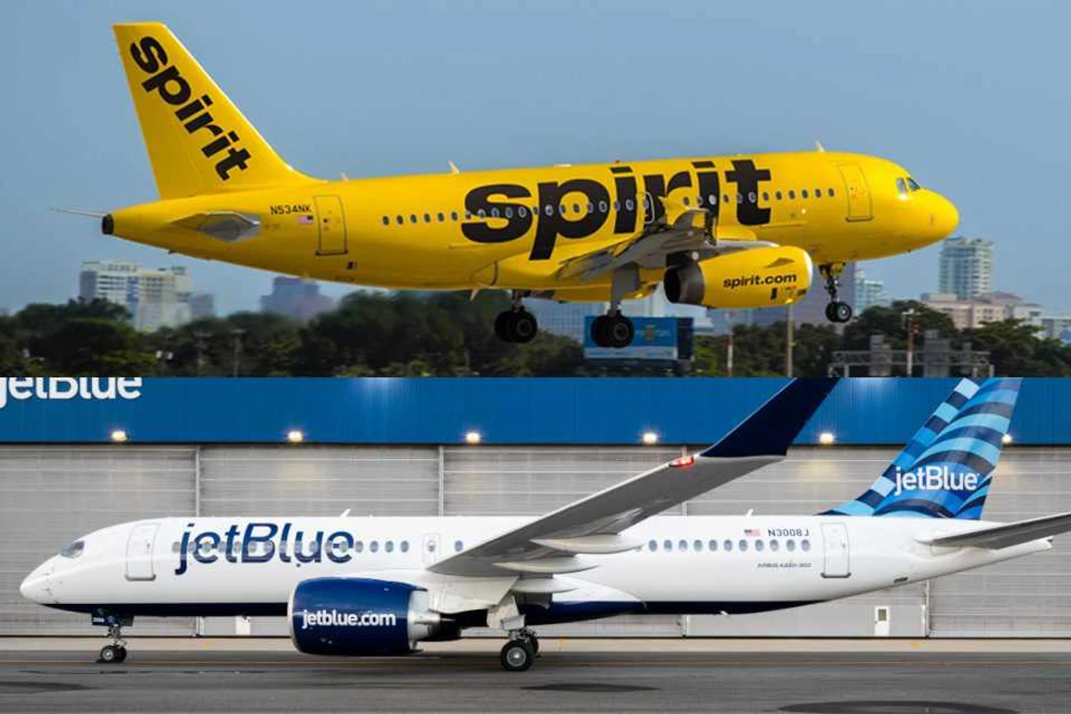 Fusão entre JetBlue e Spirit vai criar "gigante" de baixo custo nos EUA