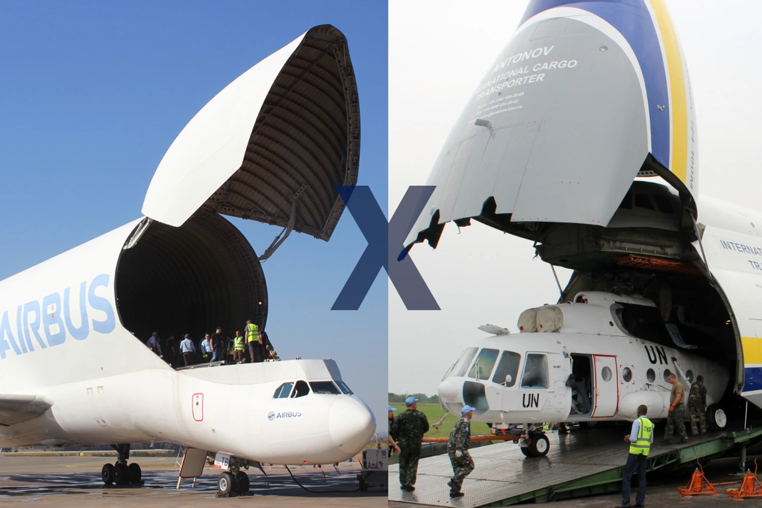 Batalha de gigantes: O Airbus Beluga pode encarar o Antonov An-124?