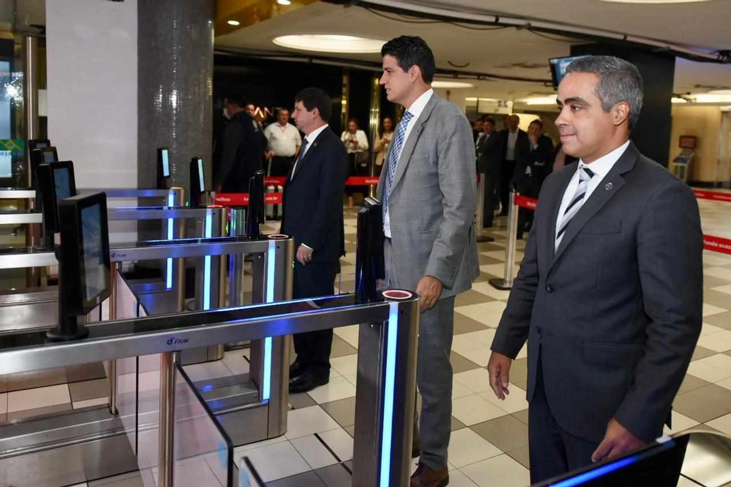 Passageiros já podem embarcar apenas usando o rosto em Congonhas (SP) e Santos Dumont (RJ) (Ministério da Infraestrutura)