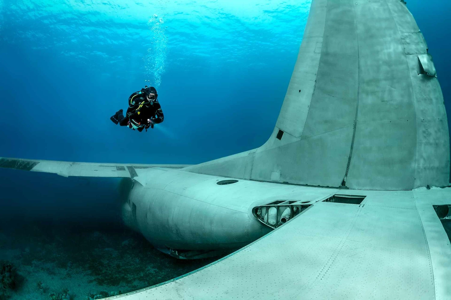 5 incríveis aviões submersos que viraram atrações turísticas