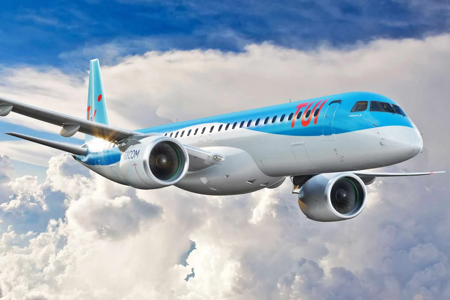 Nova operadora do E195-E2, TUI terá suporte de serviços de manutenção da Embraer