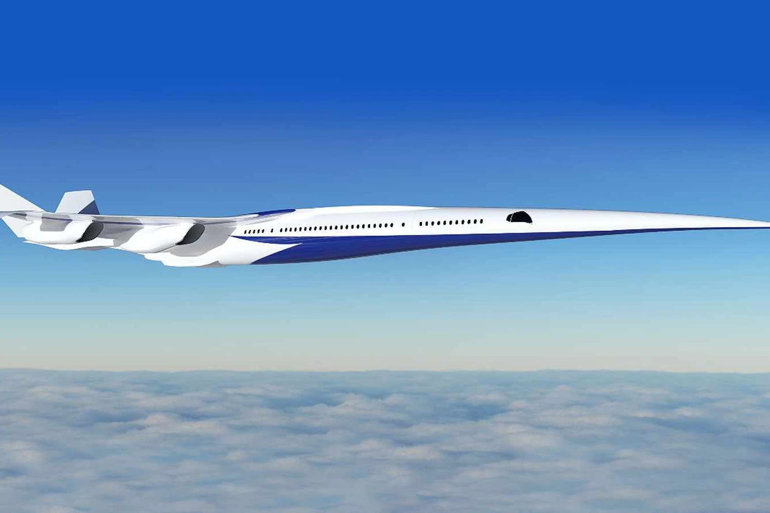 Exosonic supersonic aircraft