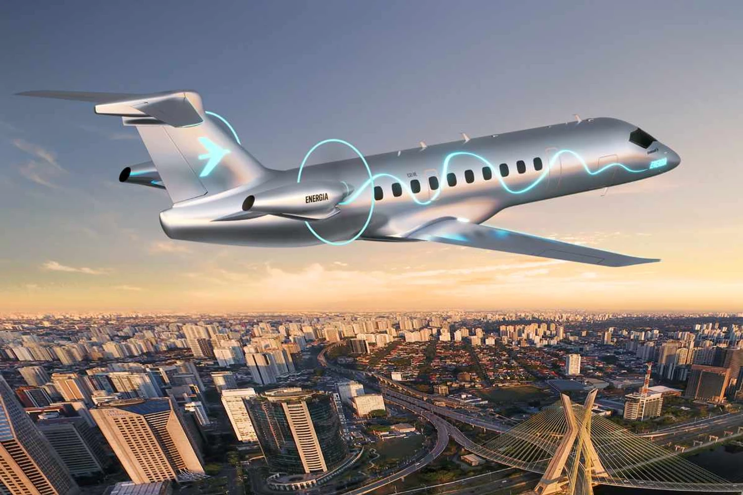 Embraer volta a considerar avião ecológico de 50 lugares em projeto "Energia"