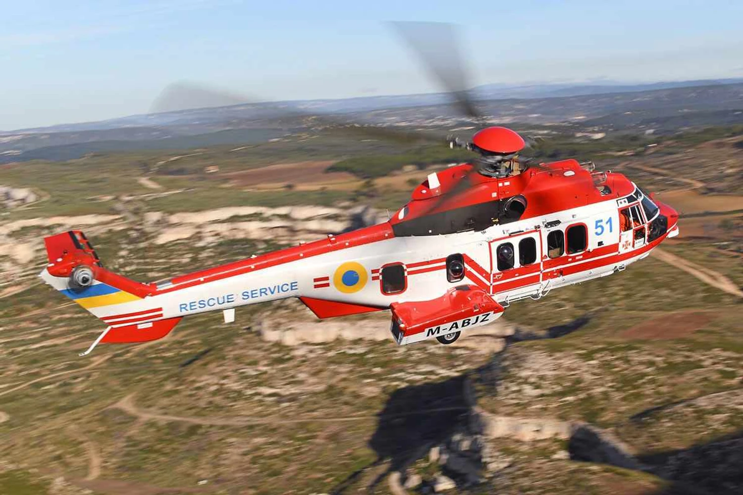 Helicótero H225 Super Puma do governo ucraniano (Airbus)