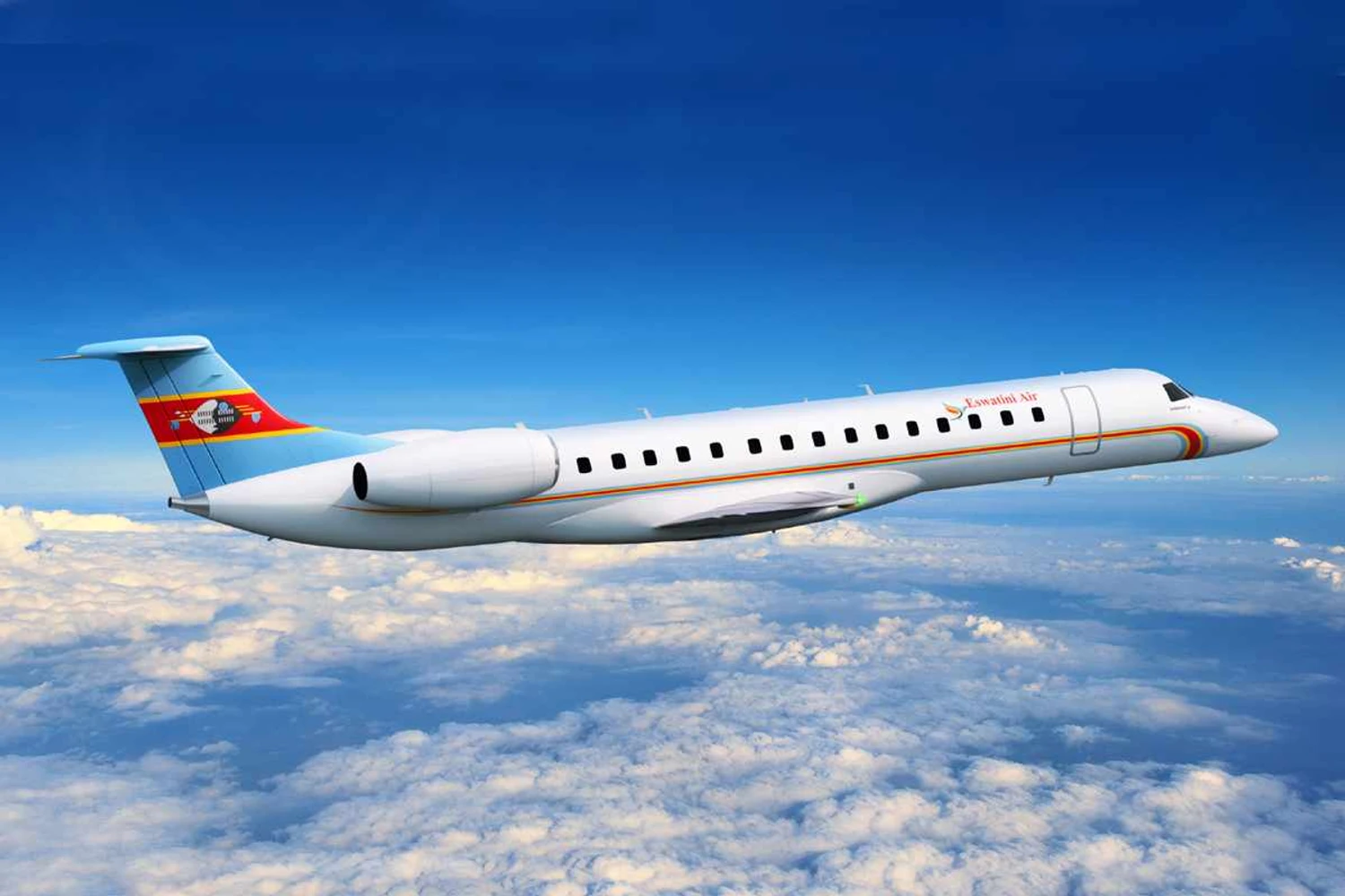Eswatini Air é o novo operador de jatos ERJ-145 da Embraer na África