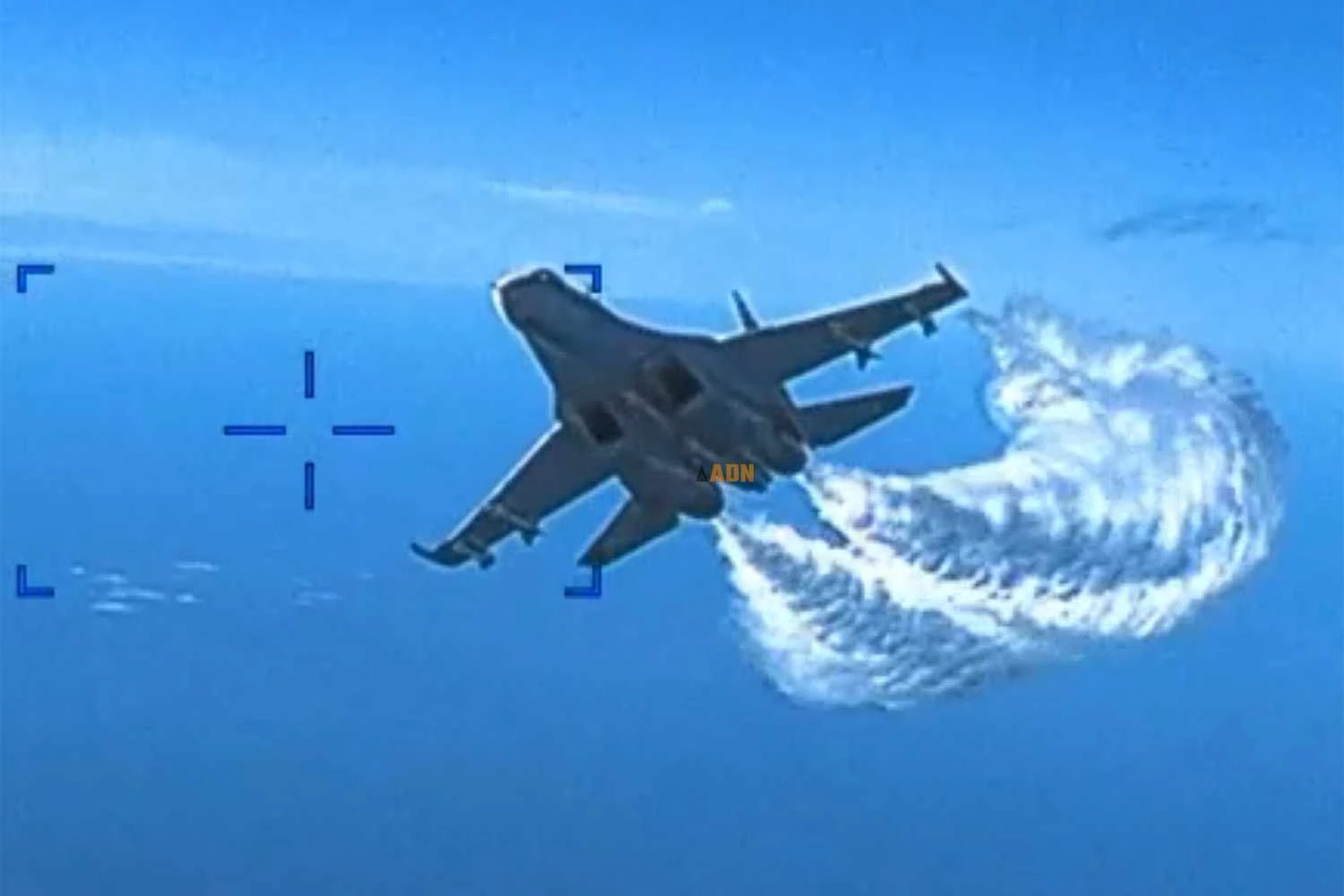 EUA liberam vídeo que mostra caça russo Su-27 atingir drone MQ-9