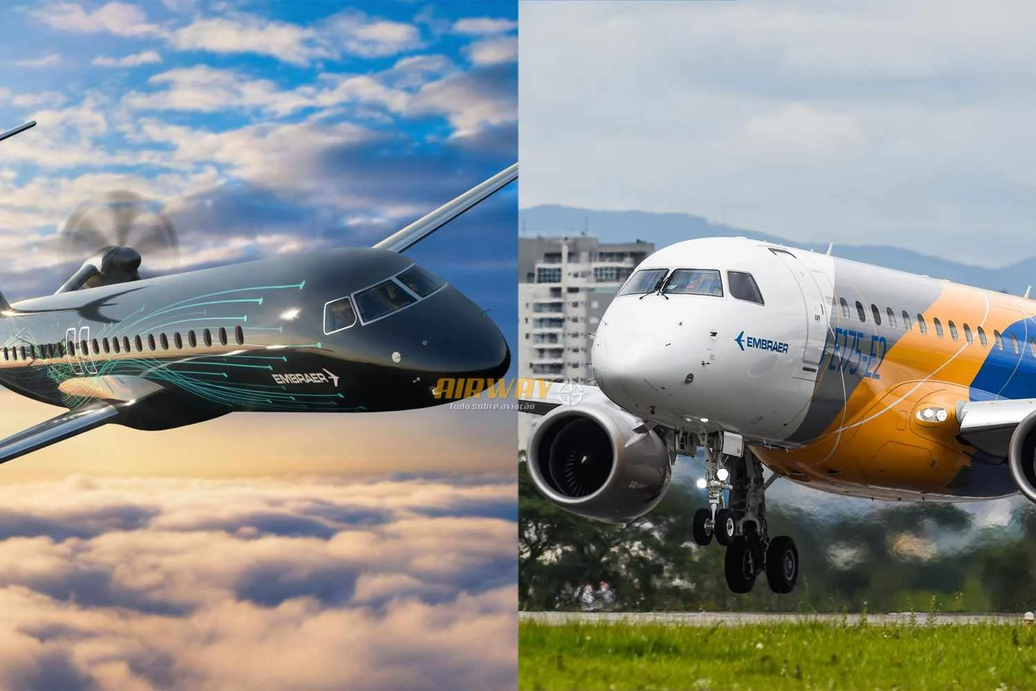 Novo turboélice e jato E175-E2 seguem congelados, segundo Embraer