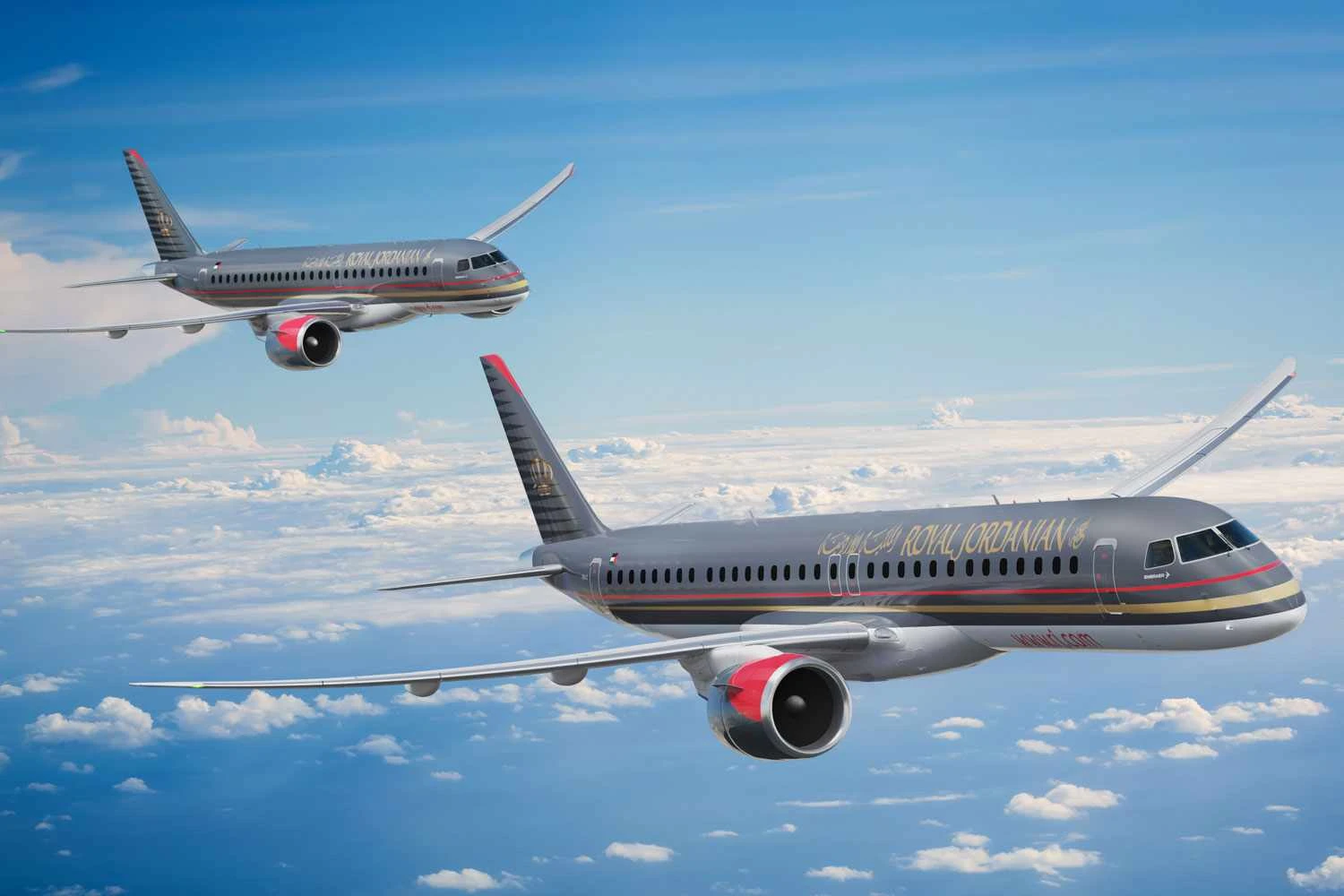 Marathon Airlines e Royal Jordanian assinam acordos para serviços do Programa Pool, da Embraer