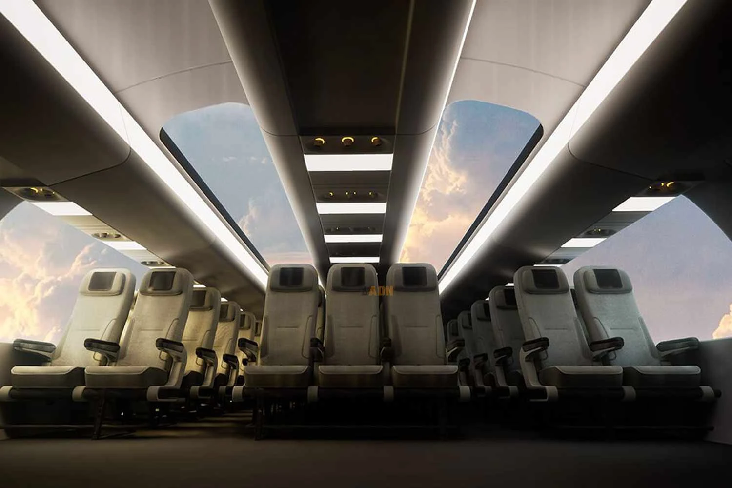Avião sem janelas: novo Fokker do futuro terá telas customizáveis (FNG)