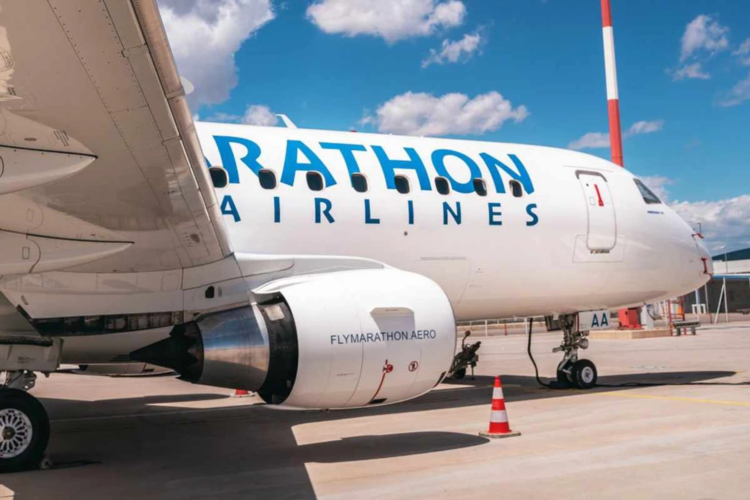 Marathon Airlines aumenta frota de jatos Embraer com um E190