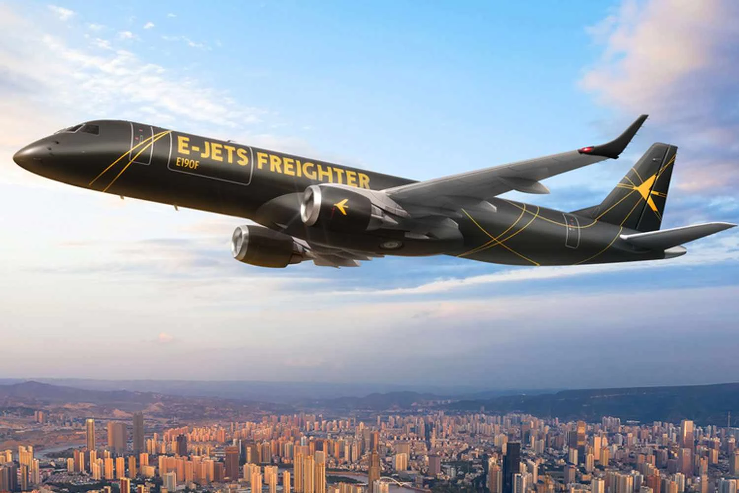 Embraer estabelece acordo com empresa chinesa para converter E-Jets para cargueiros