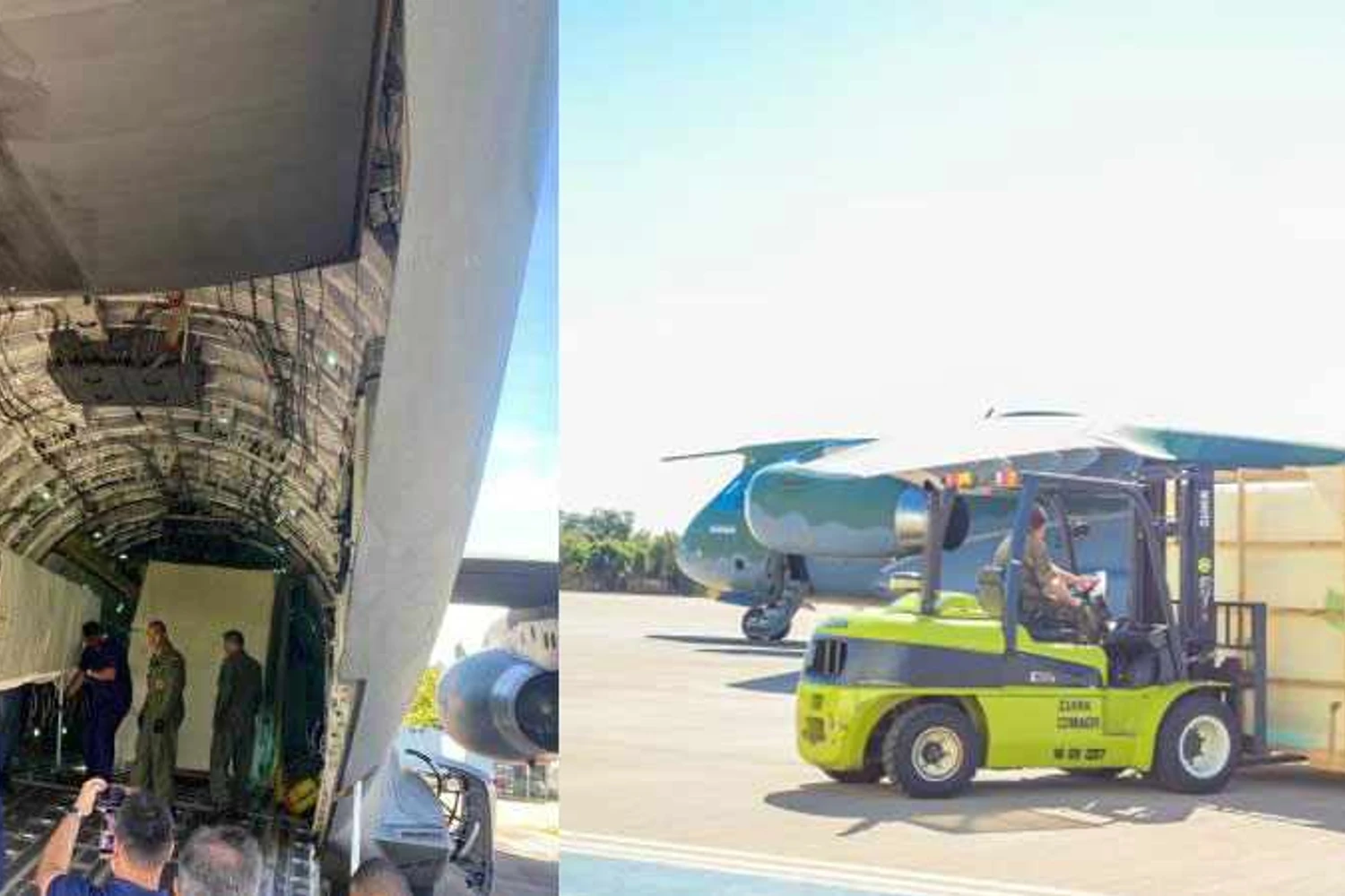 O KC-390 pesa quase 320 vezes que o 14-Bis (FAB)