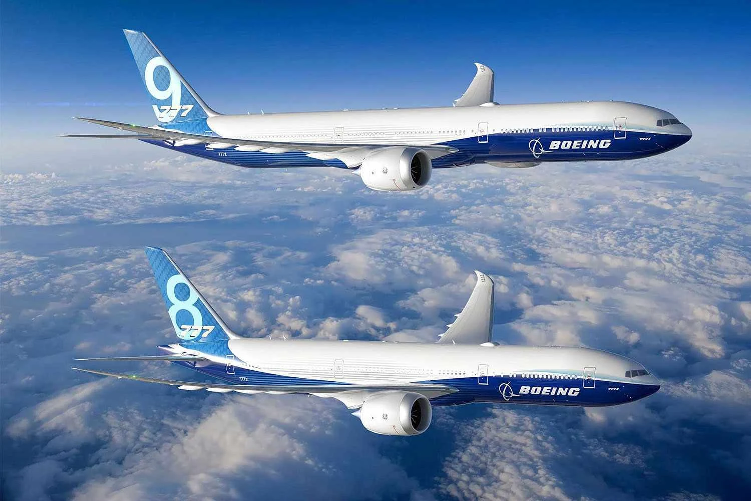 A família 777X também é produzida em Everett