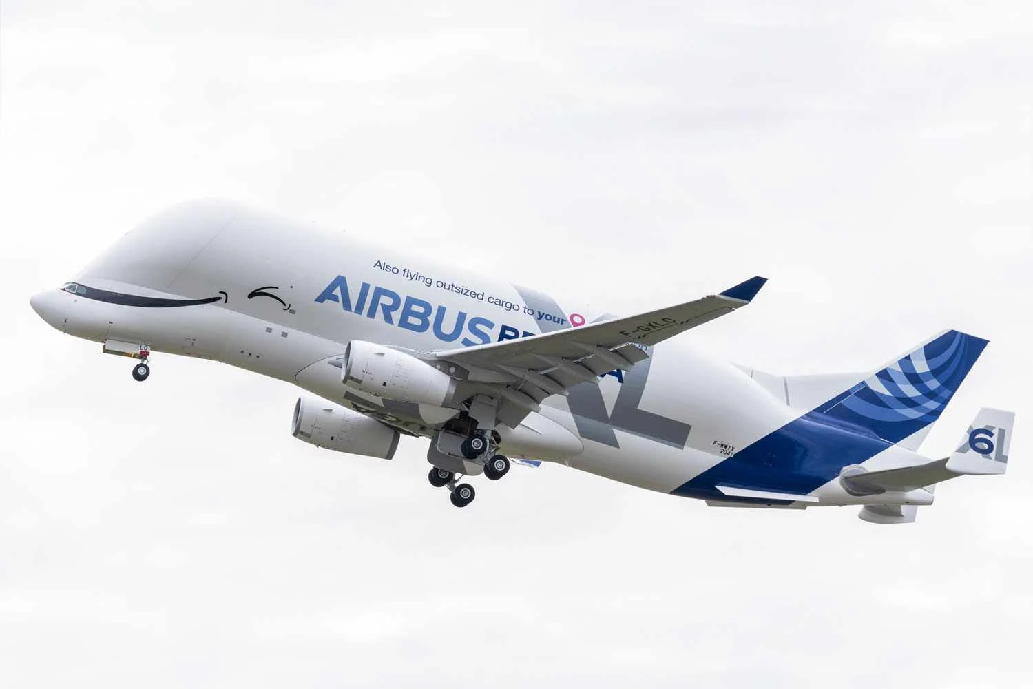 Último Airbus BelugaXL produzido realiza seu voo inaugural