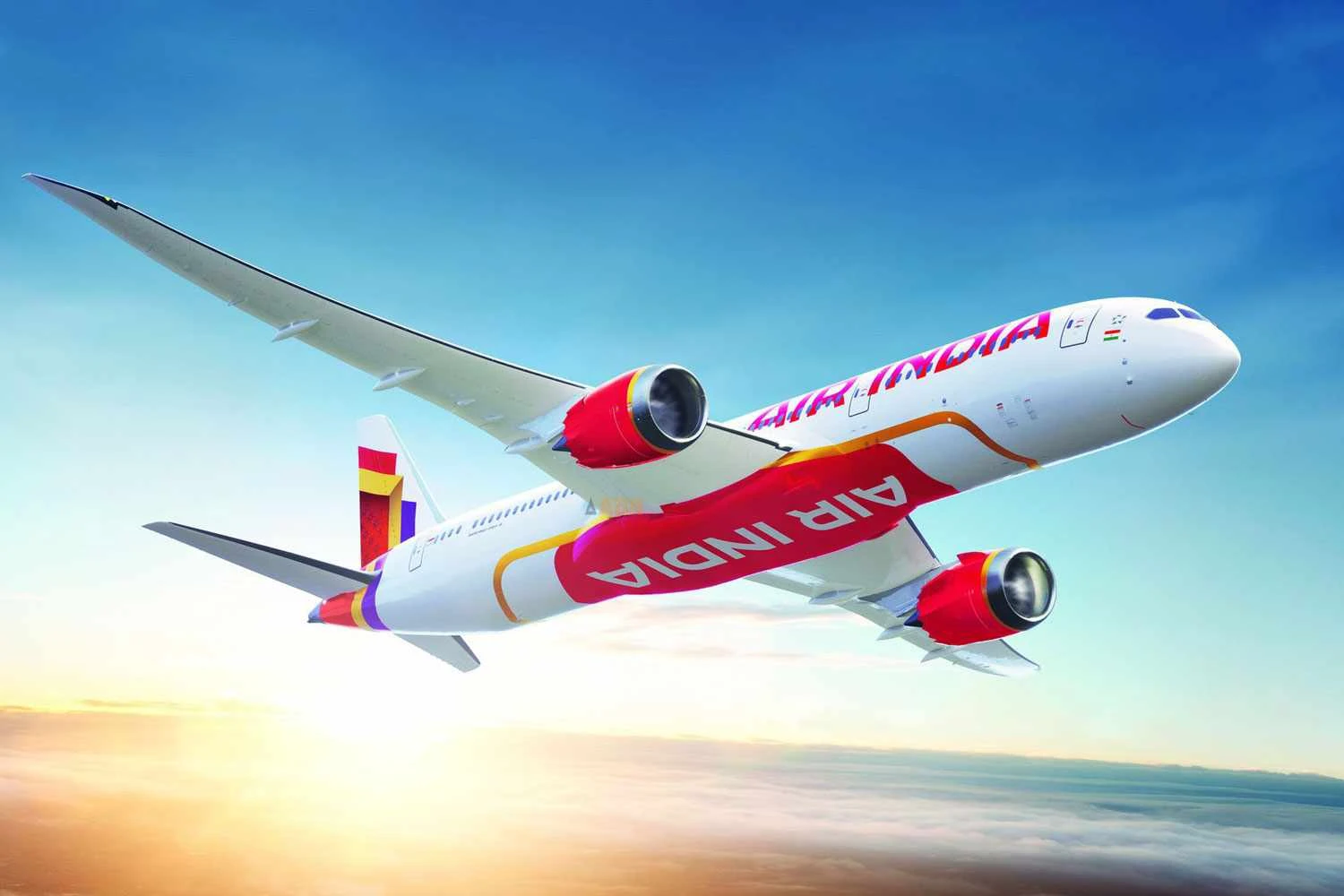 Em busca de protagonismo mundial, Air India apresenta sua nova pintura e logo