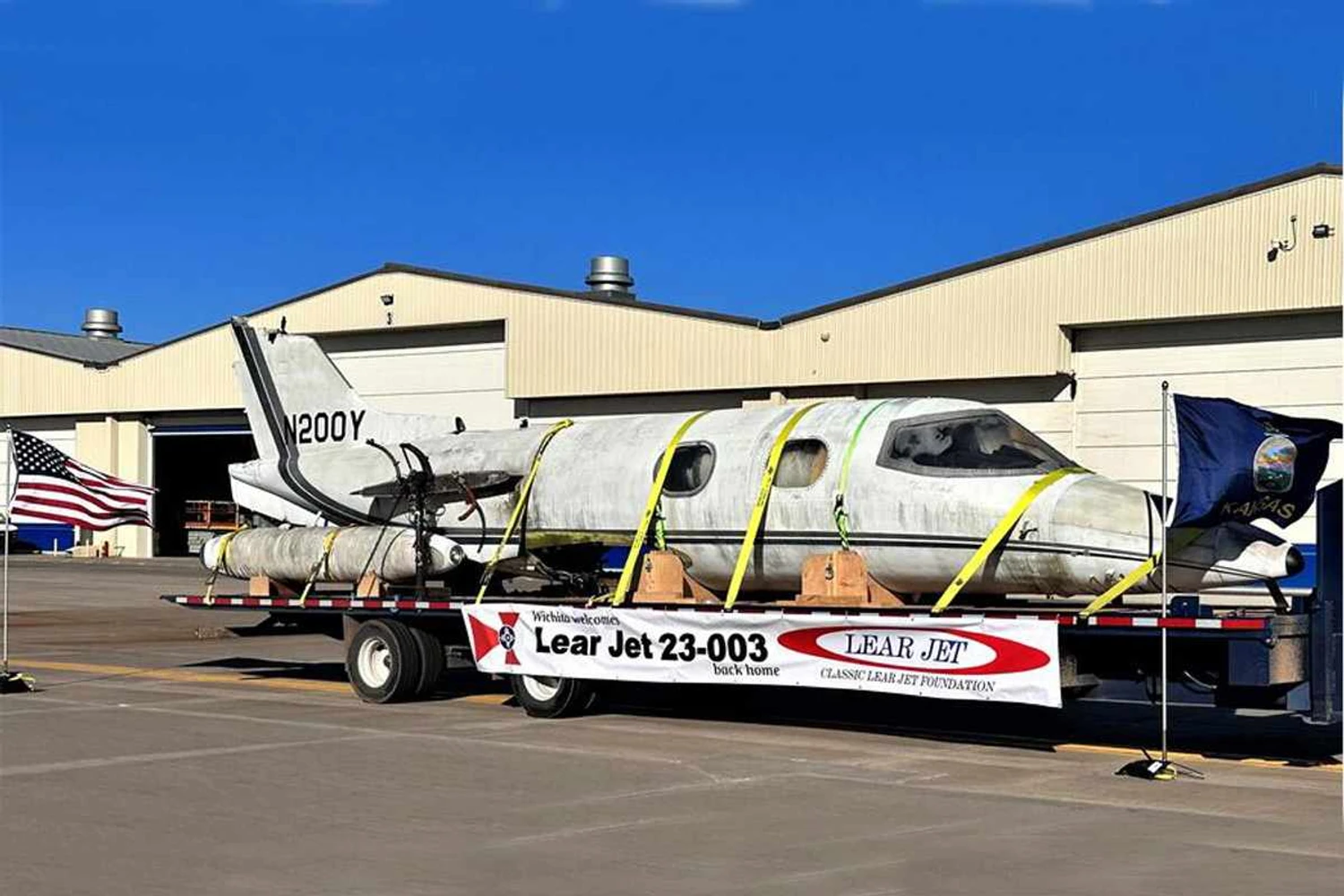 Primeiro jatinho executivo Learjet será restaurado