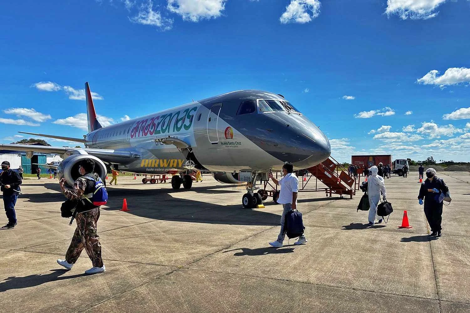 E190 que voou na Amaszonas, da Bolívia, e deve ser repassado para a Total
