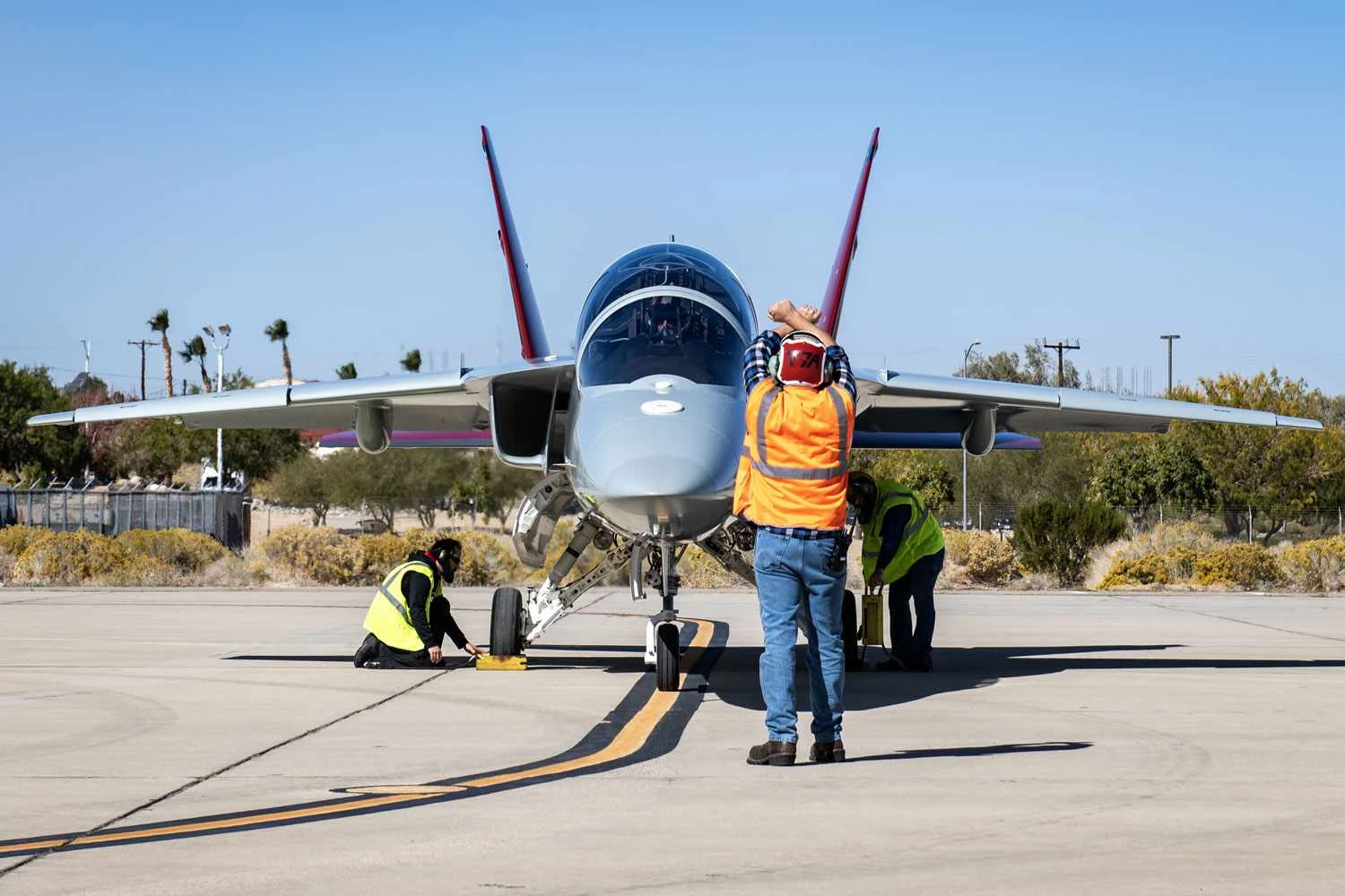O T-7A deverá voar três vezes por dia em seu programa de testes (USAF)