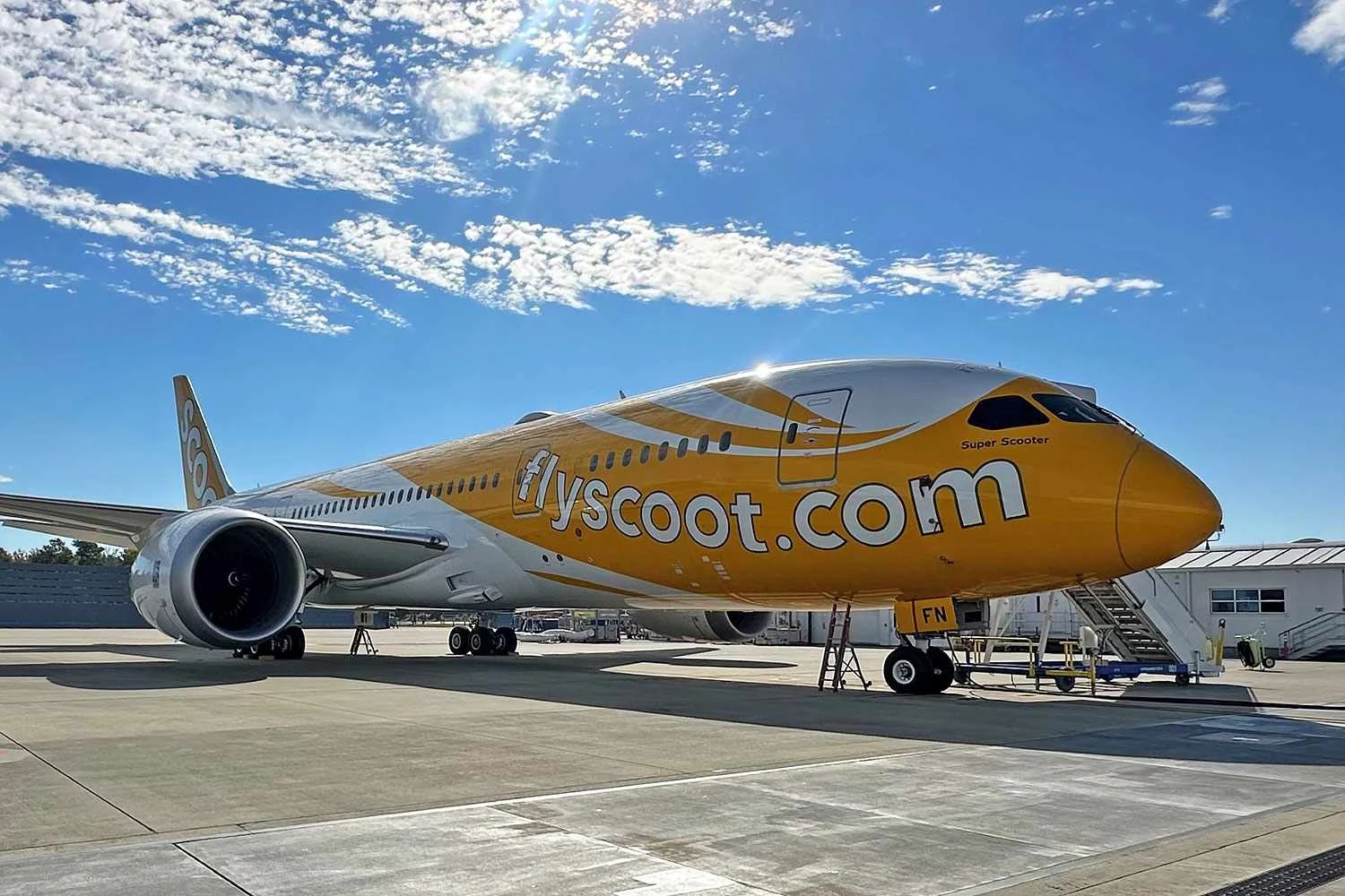 A Scoot recebeu um 787-8 Dreamliner (Boeing)