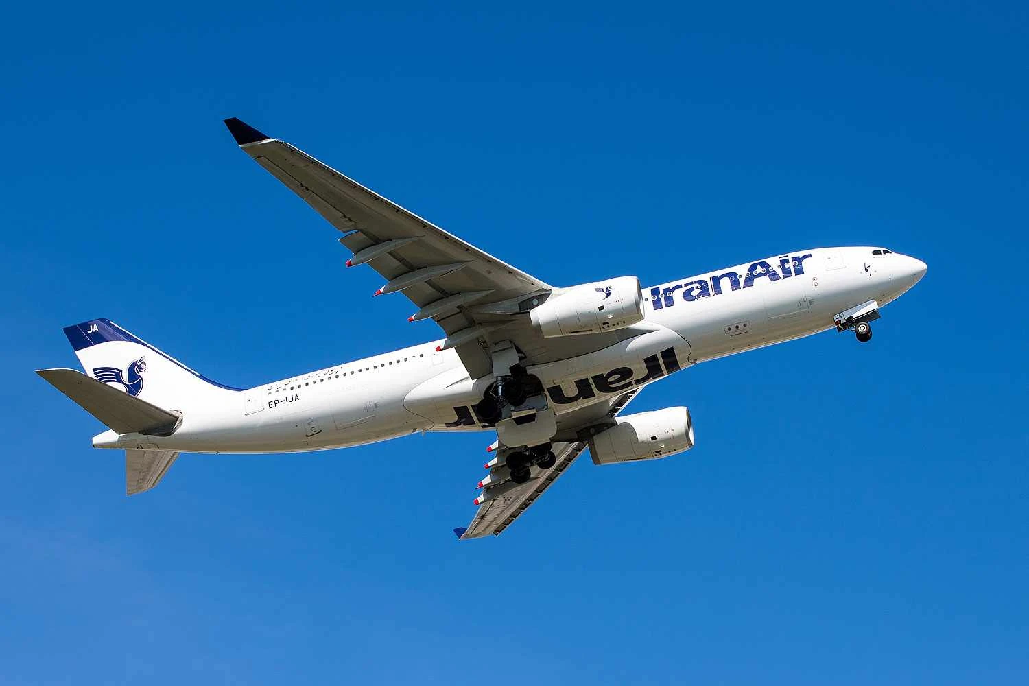 Airbus A330-200 da Iran Air, um dos últimos novos entregues ao país (Kevin Hackert)