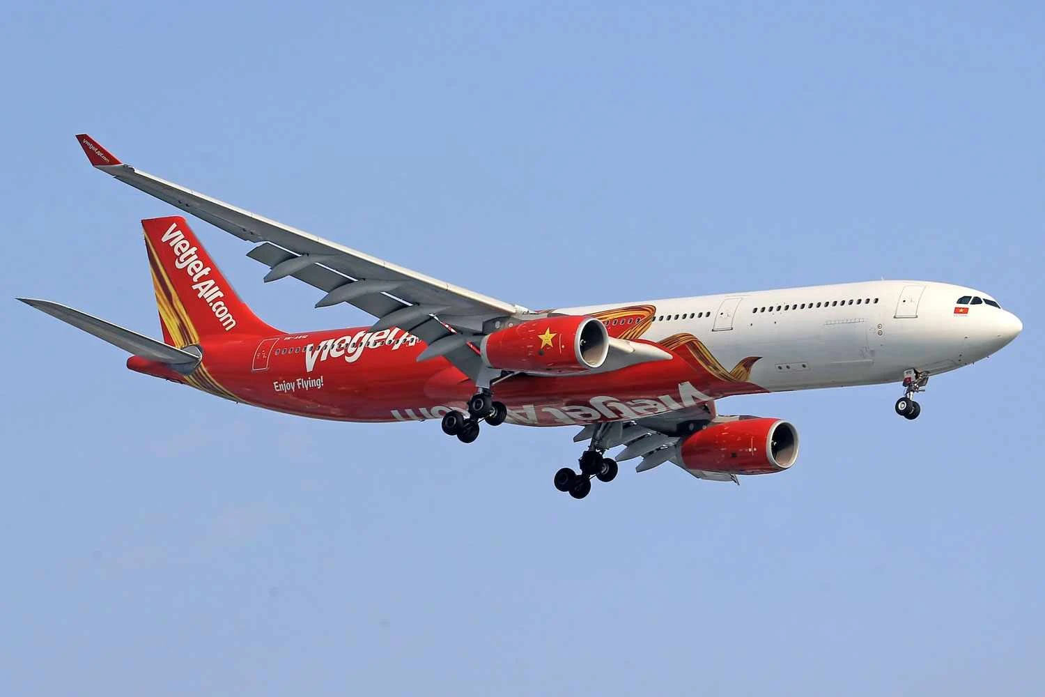 Um dos sete Airbus A330-300 da VietJet (Jeffry Surianto/Pexels)