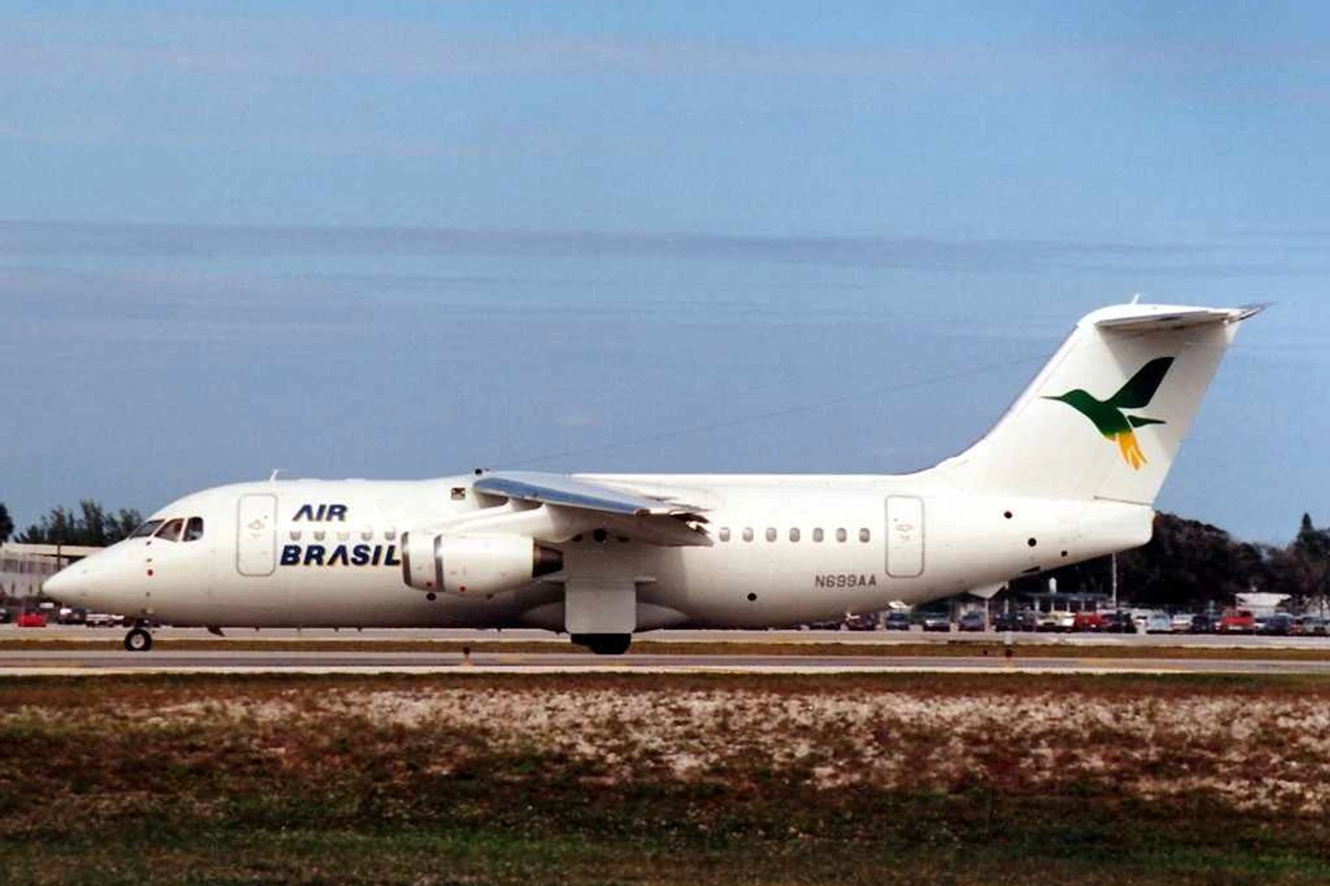 A Air Brasil pretendia entrar nas rotas mais lucrativas da aviação brasileira, enfrentando oposição das concorrentes. Foto: Torsten Maiwald via Wikimedia Commons.
