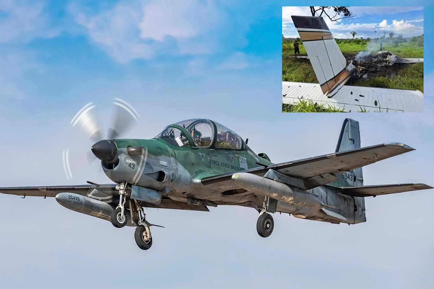Invasão aérea de drogas faz FAB intercepta duas aeronaves em menos de 48 horas