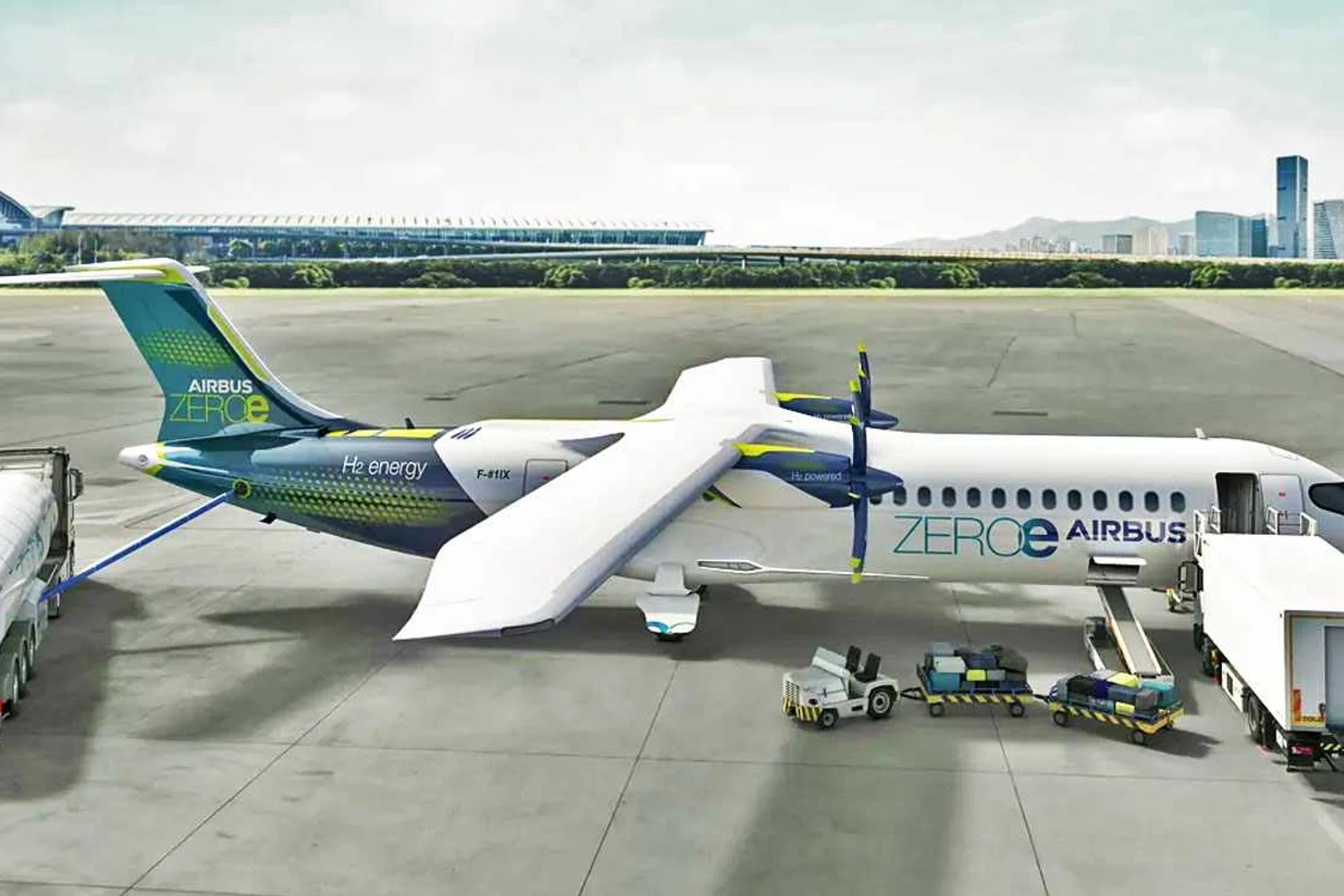 Airbus vai testar abastecimento com hidrogênio em aeroportos na Europa