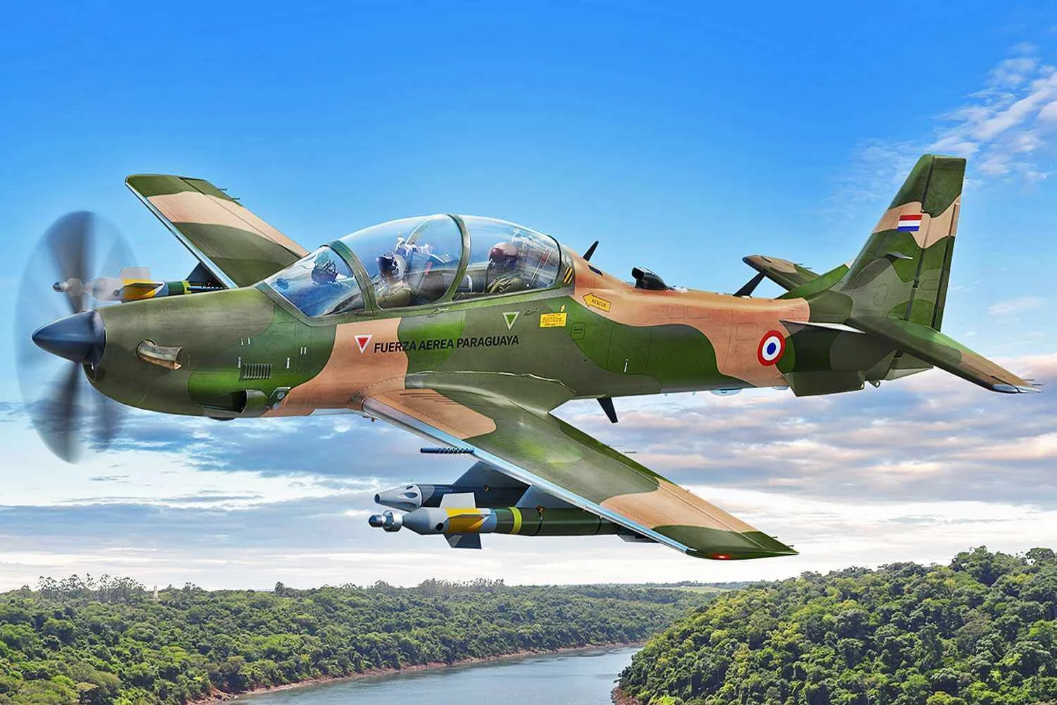 Paraguai compra seis aeronaves Embraer A-29 Super Tucano