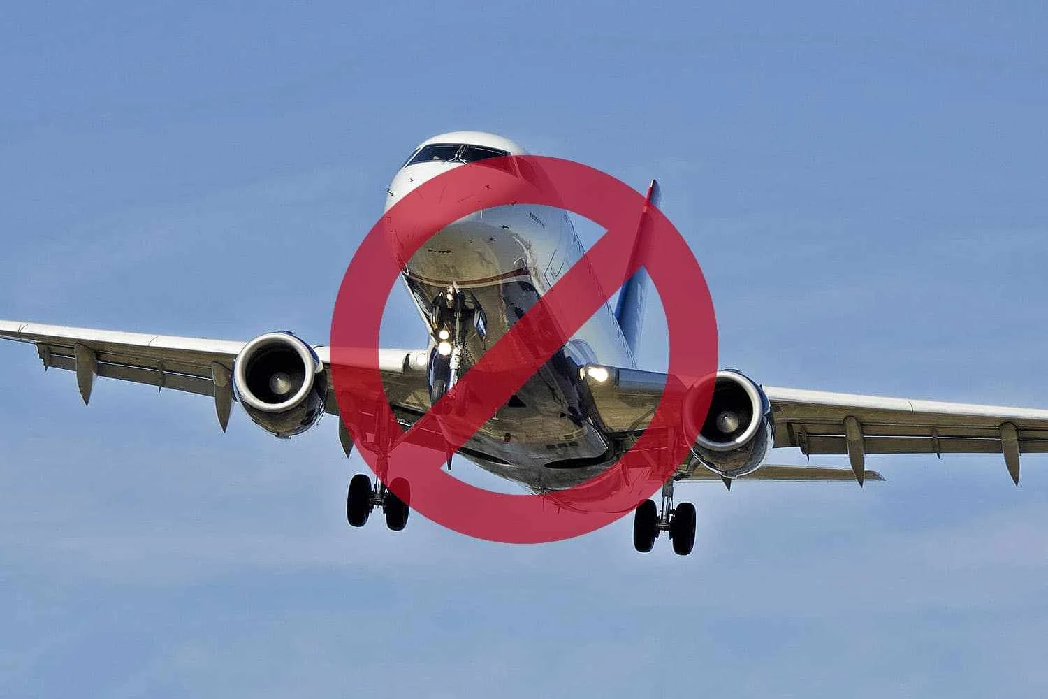 Zona de perigo: as regiões onde os aviões estão proibidos de voar
