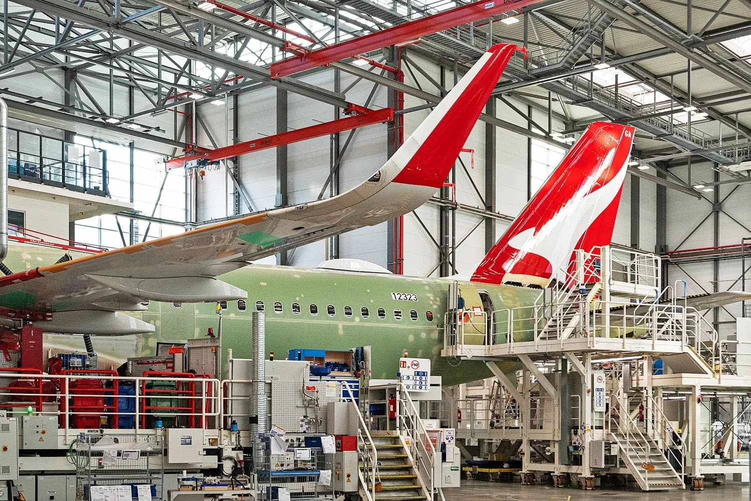 Primeiro A321XLR da Qantas toma forma e será entregue em abril