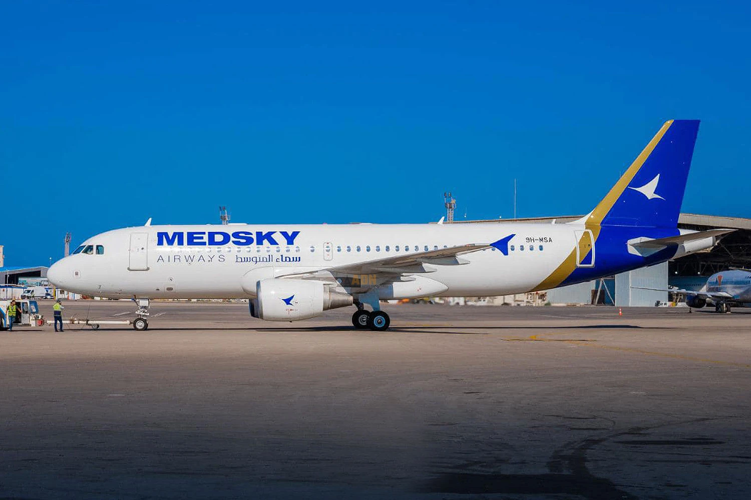 Airbus A320 da MedSky (Divulgação)