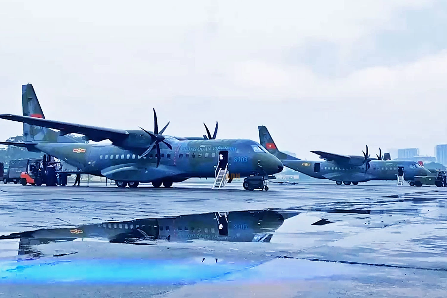Turboélices Airbus C-295 da Força Aérea do Vietnã (Reprodução)