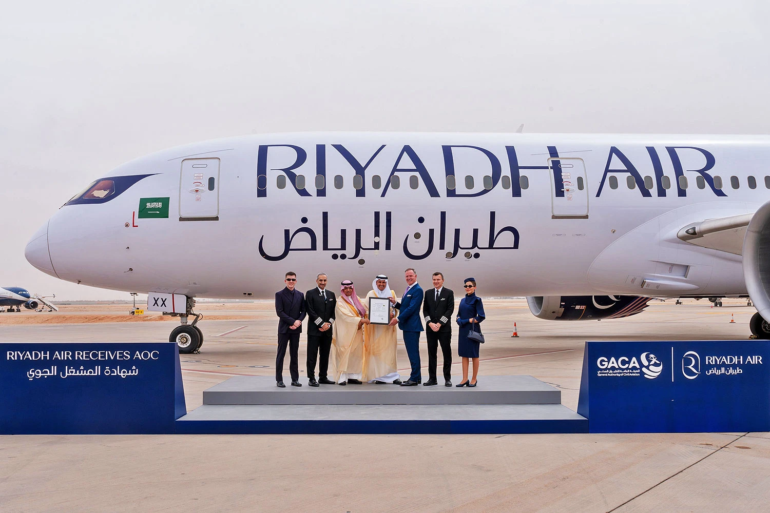 Nova gigante do Oriente Médio, Riyadh Air é aprovada para voar