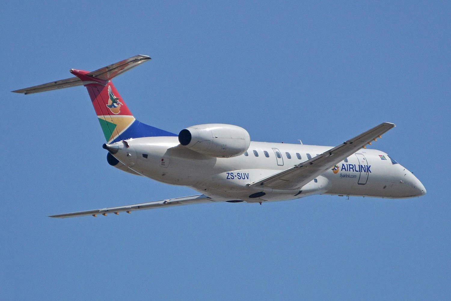 PT-TJA nas cores da Airlink, da África do Sul (Alan Wilson).