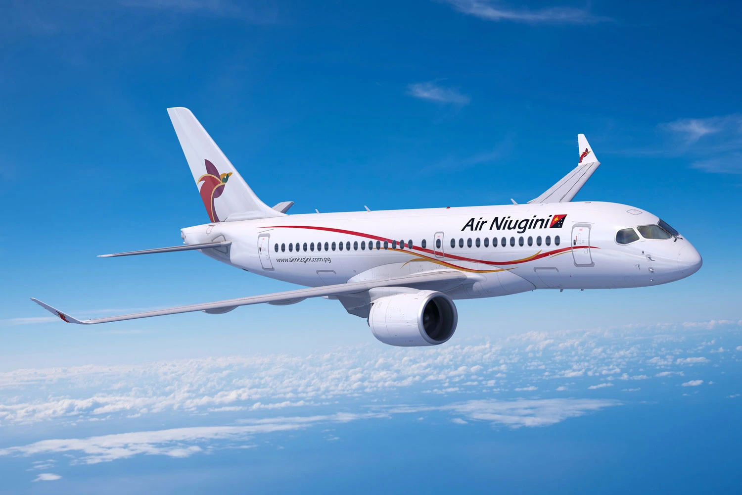 Air Niugini vai de seis para oito jatos Airbus A220 em encomenda