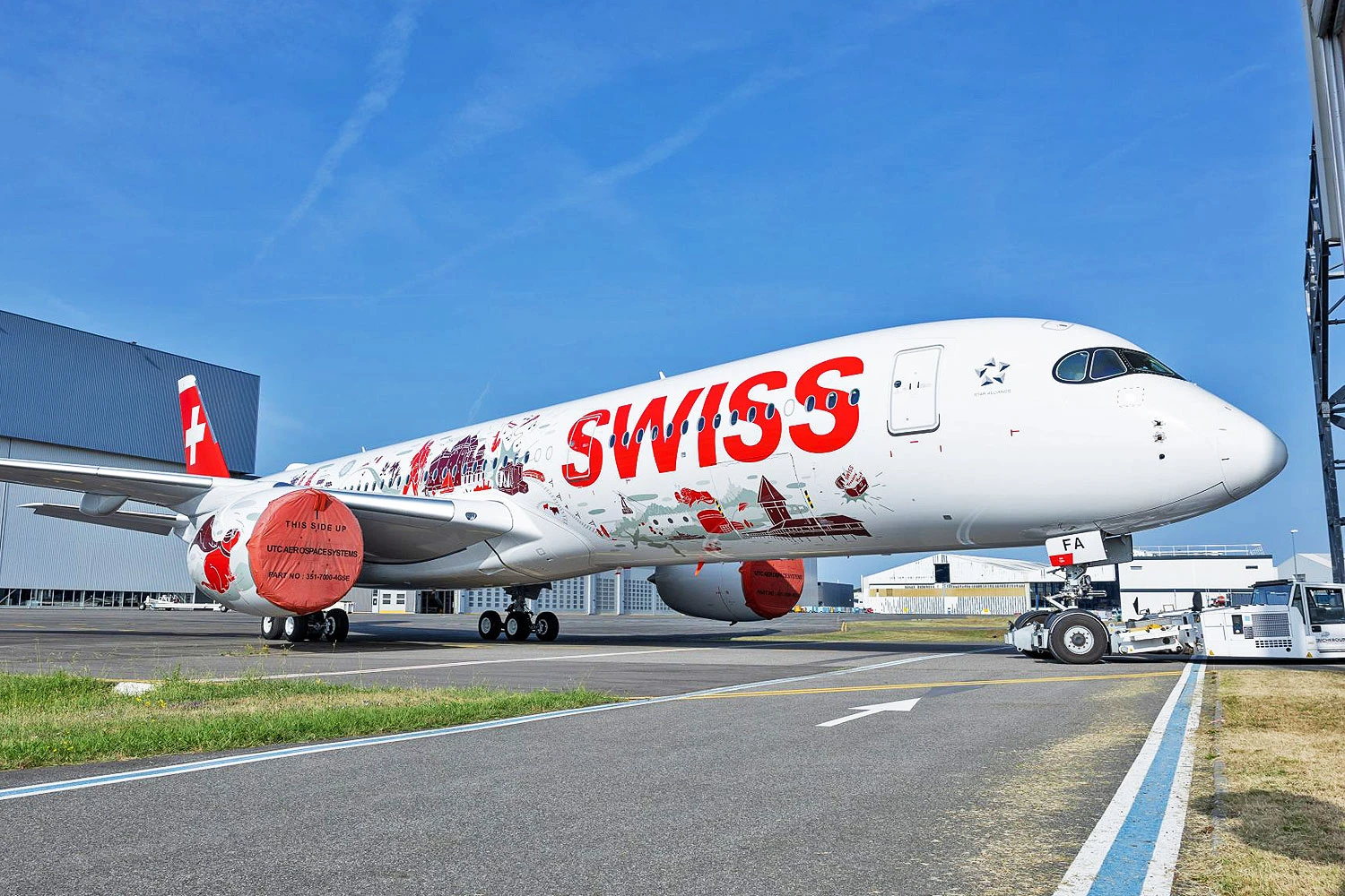 SWISS programa voos dentro da Europa com o Airbus A350 antes da estreia oficial