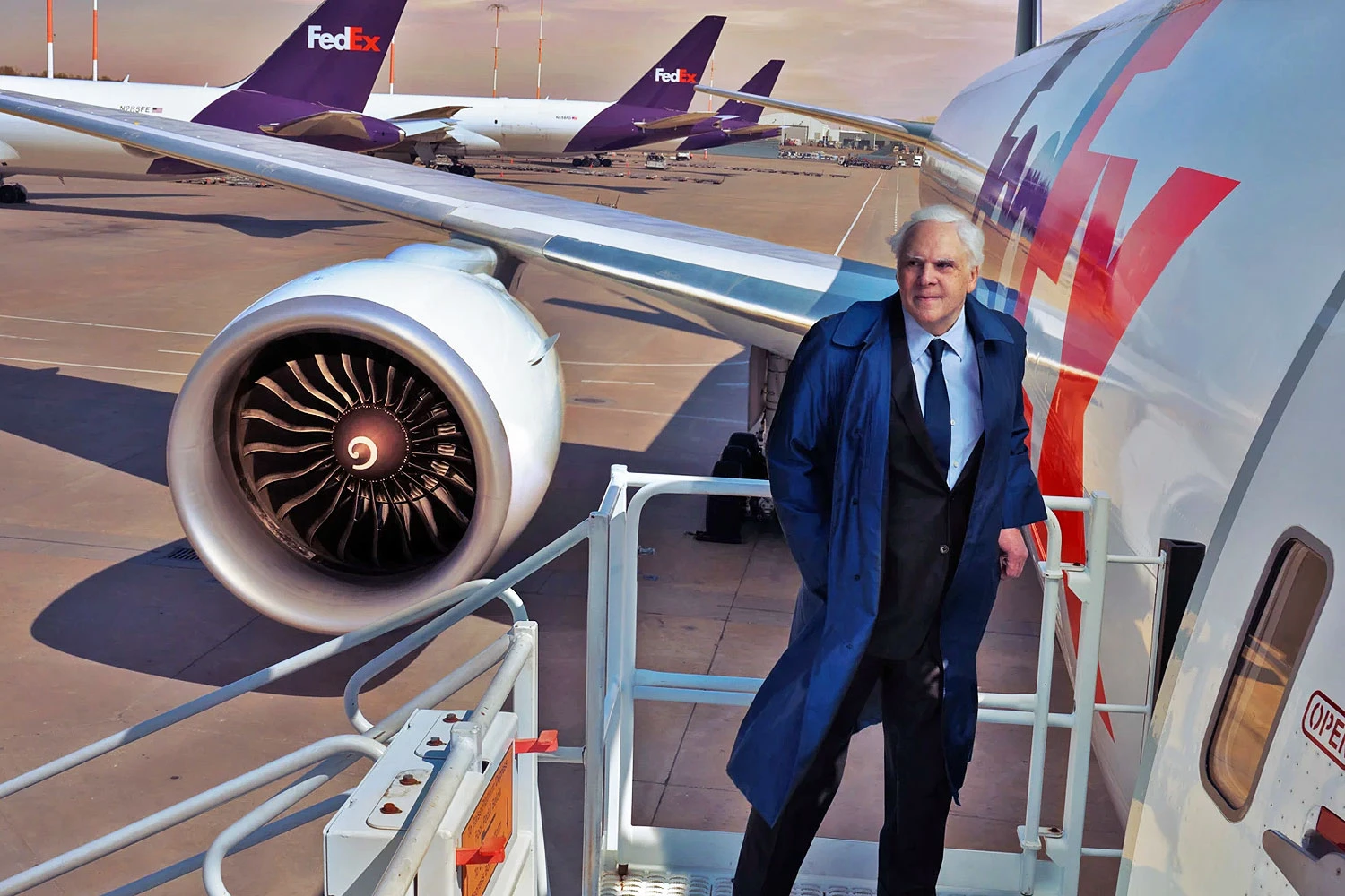 Fred deixou o cargo de CEO da FedEx em 2022, mas seguia como seu presidente (FedEx)