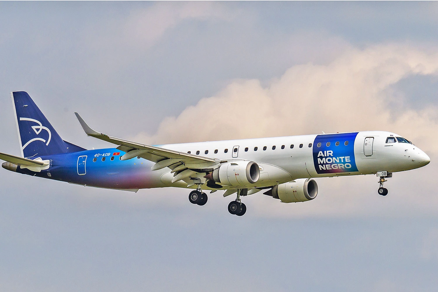 Air Montenegro planeja adicionar quarto Embraer E195 à frota