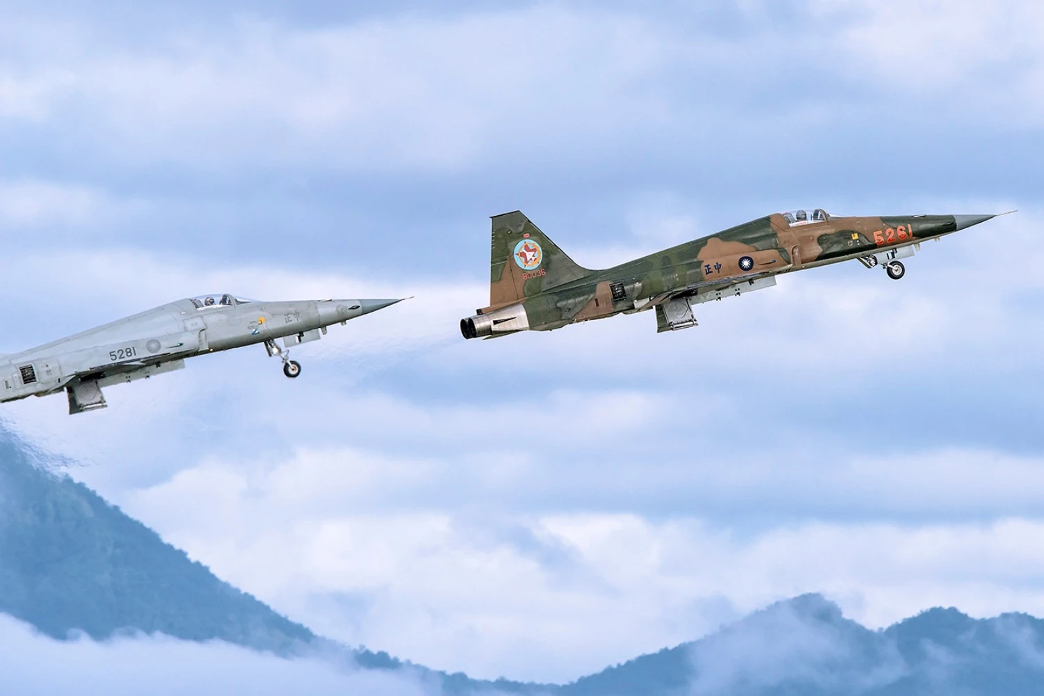 Caças F-5E de Taiwan (Komatsu1122)