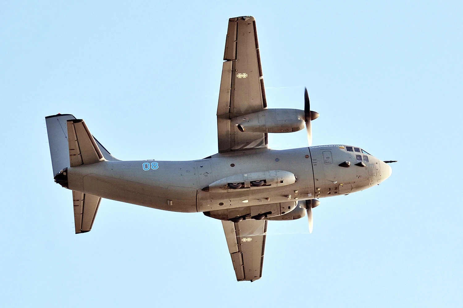 Um dos três C-27J Spartan da Lituânia (Anna Zvereva)