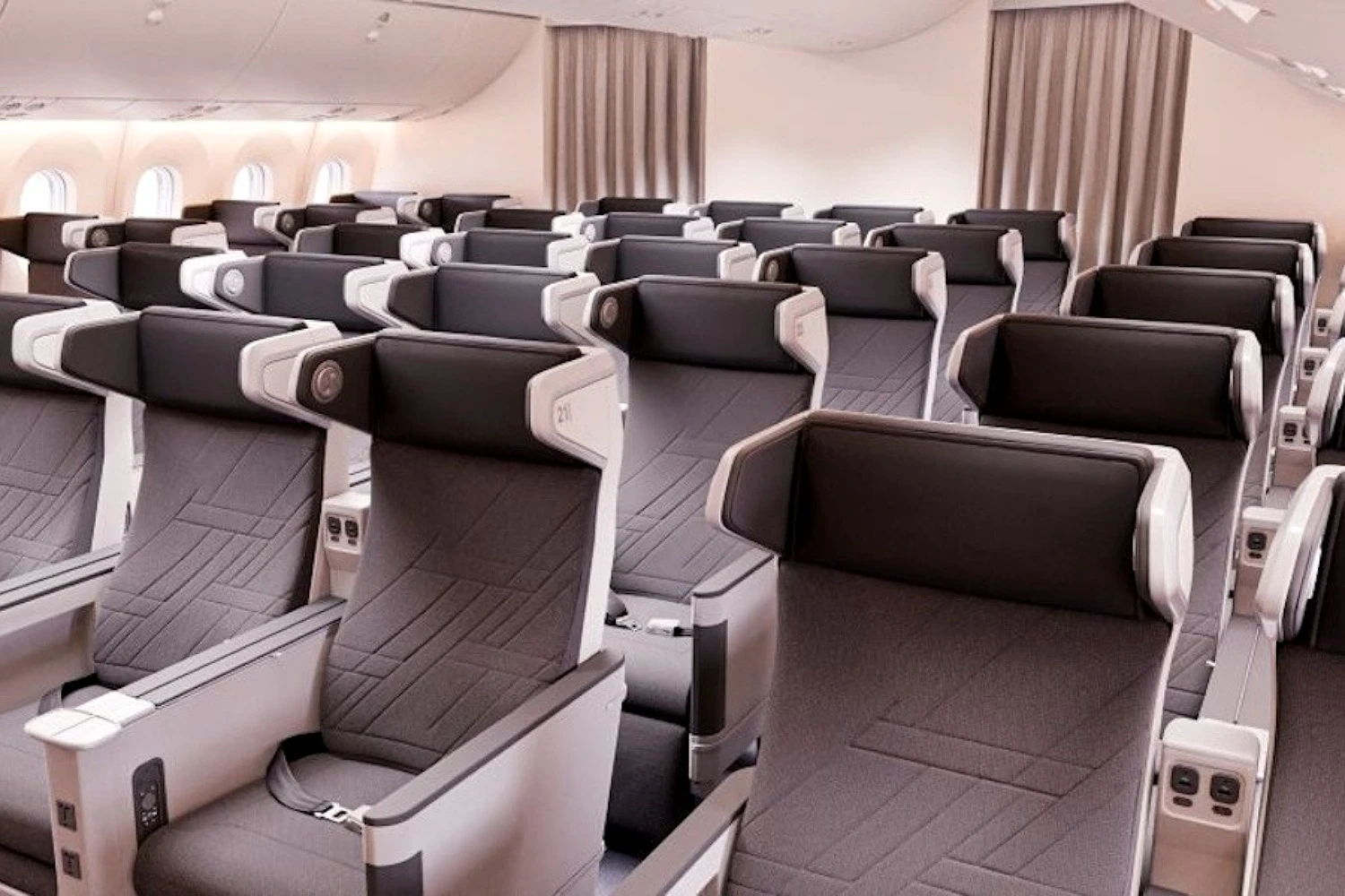 Retrofit da cabine da Korean Air