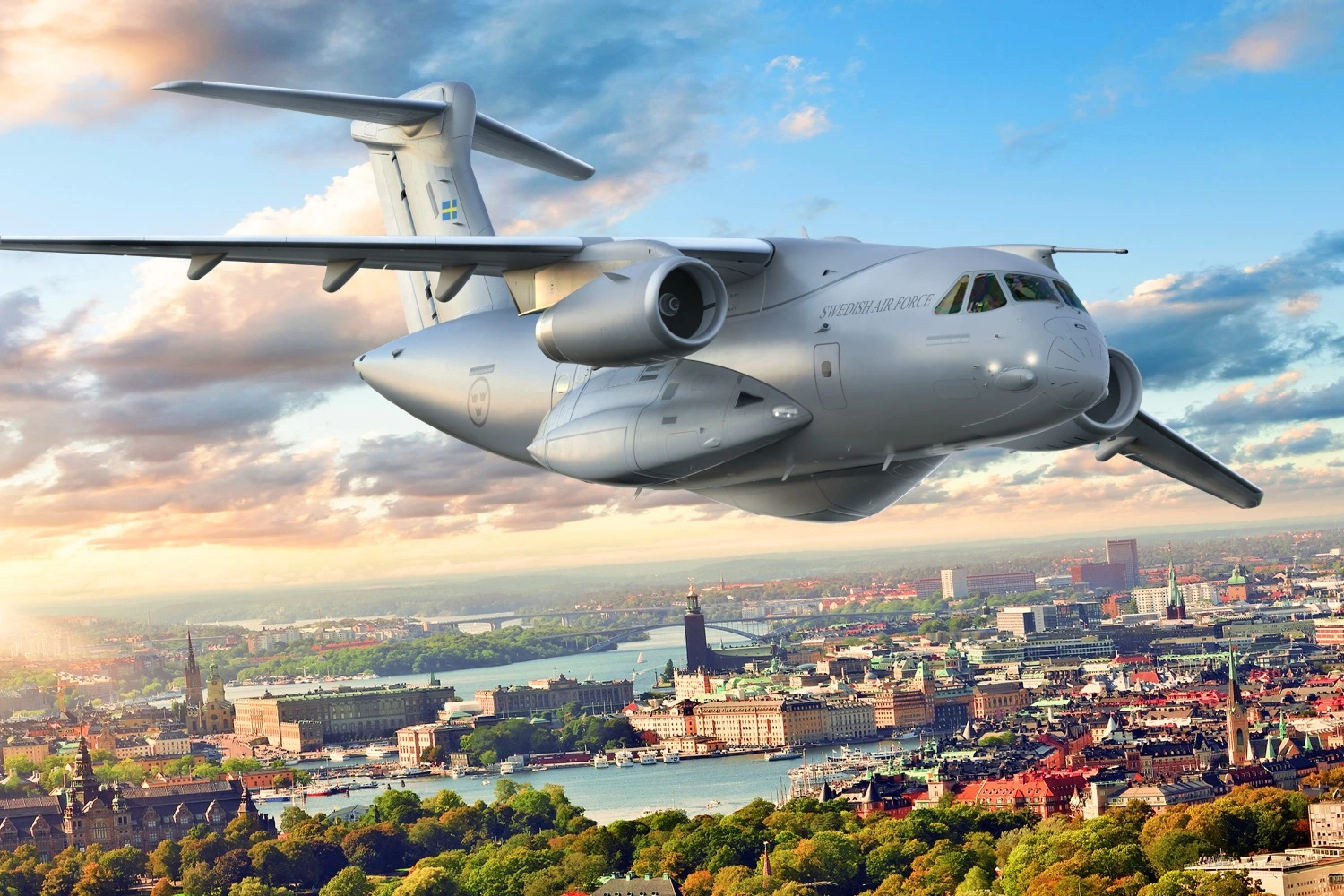 Suécia encomenda quatro Embraer C-390 Millennium e abre caminho para mais sete aviões